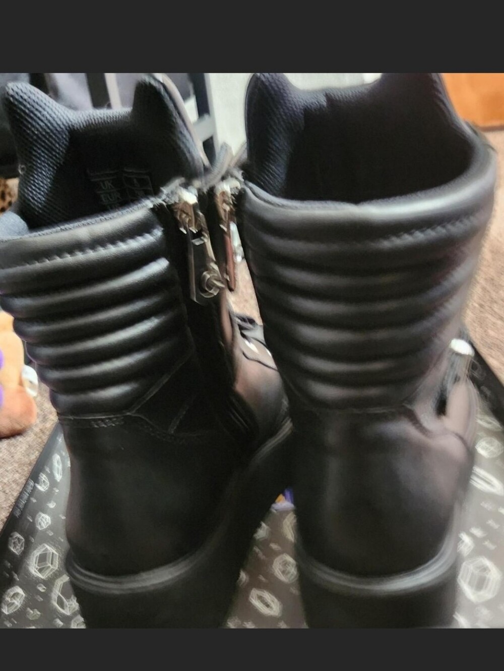 Killstar Keiko Kitty Hi Tops Size 7 - Picture 7 of 8